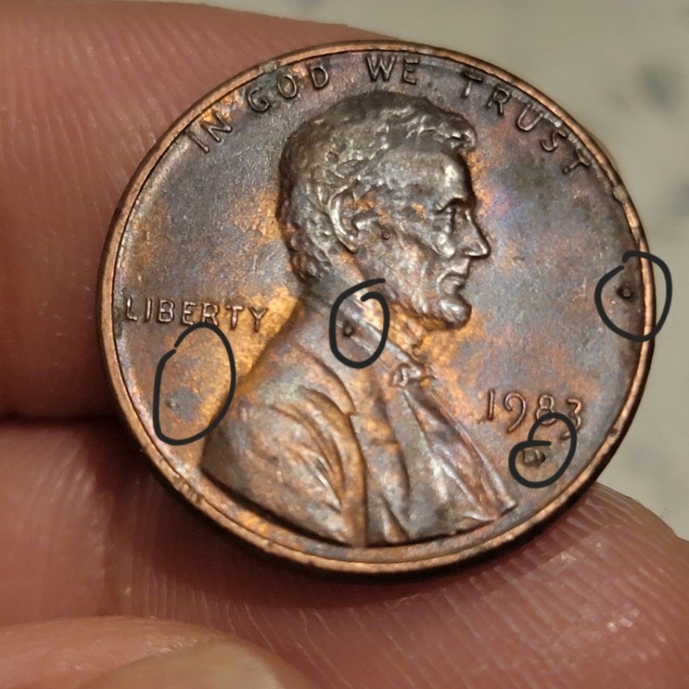 RARE RARE RARE 1983-D copper penny